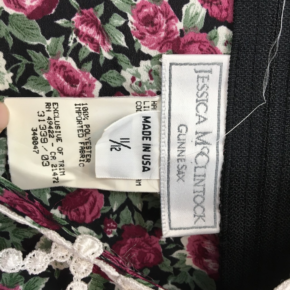 Gunne Sax Vintage Floral 70's Rare Maxi Dress - Picture 3 of 8